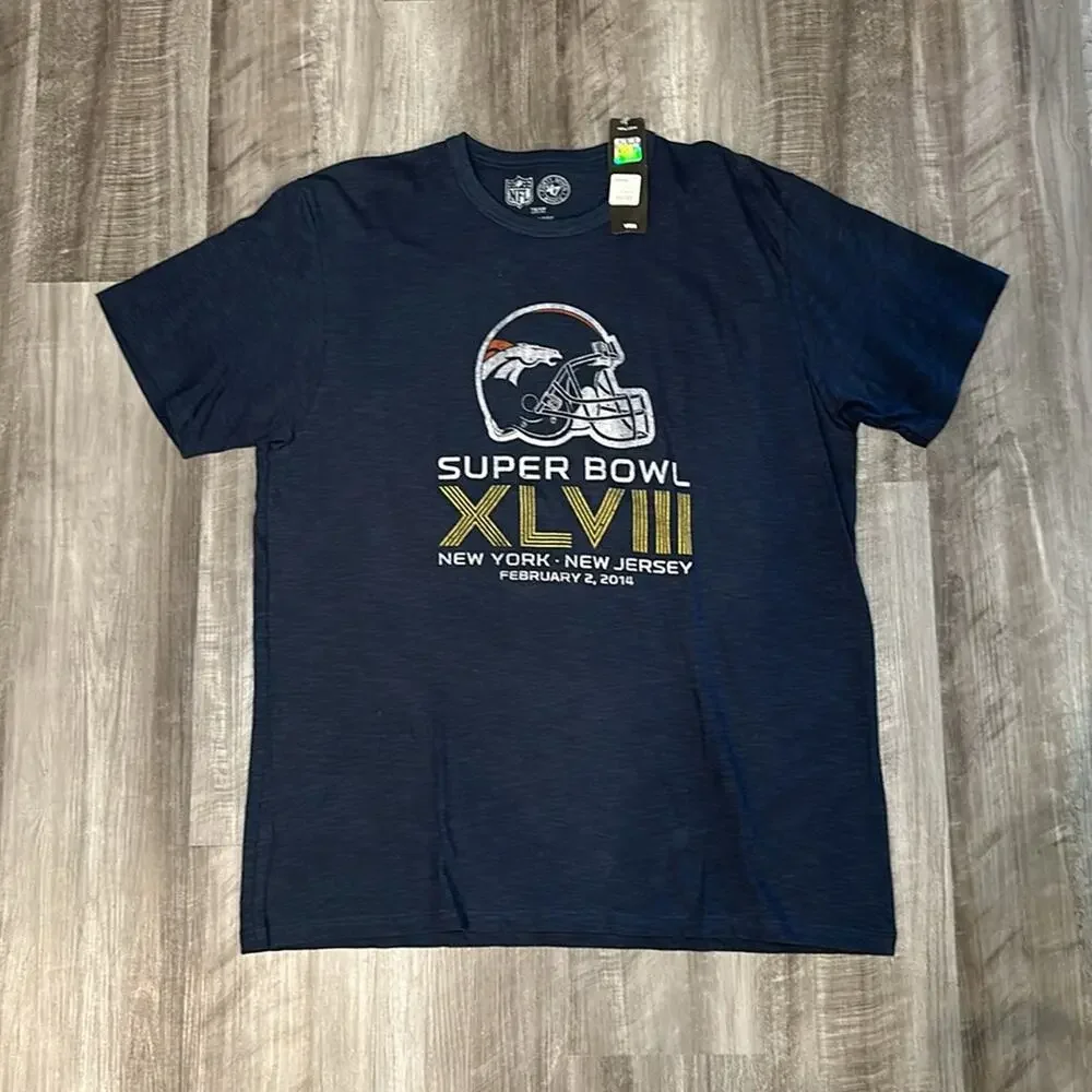 Denver Broncos Super Bowl XLVIII Champions 47 Brand Tee - 2XL